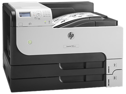 Máy in HP LaserJet Enterprise M712n, Laser trắng đen khổ A3 (CF235A)